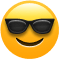 smiling face with sunglasses