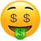 money-mouth face
